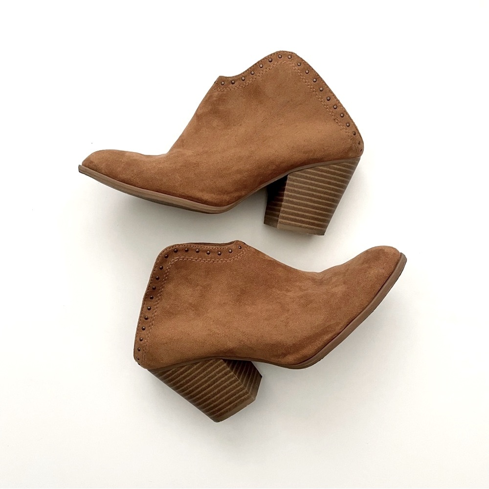 Sonoma Ankle Boot Open Back Women’s Size 7 Carmel Brown